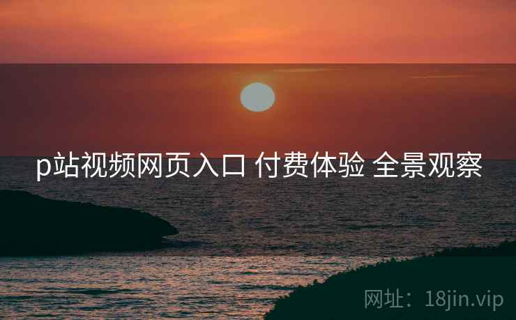 p站视频网页入口 付费体验 全景观察