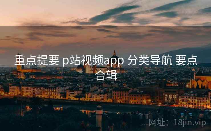 重点提要 p站视频app 分类导航 要点合辑