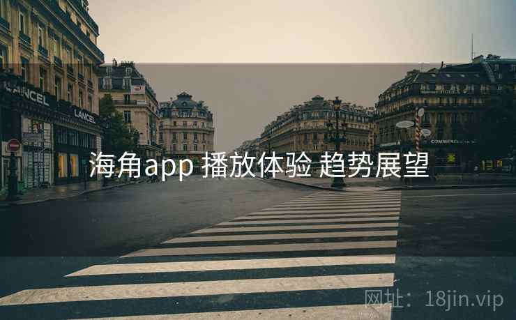 海角app 播放体验 趋势展望