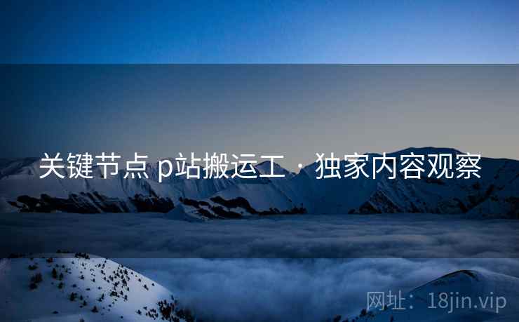 关键节点 p站搬运工 · 独家内容观察